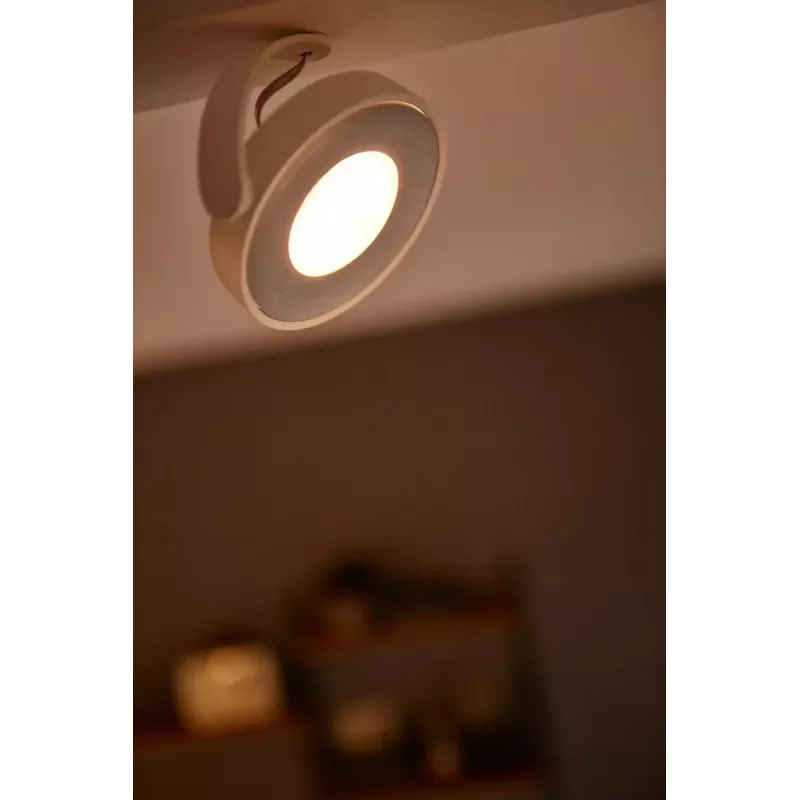 Philips WarmGlow LED Clockwork lampada da soffitto/parete 4x LED, 18 W totali, 2700 K, 2000 lm, dimmerabile, IP20, bianco