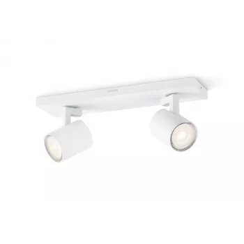 Lampada da incasso Philips myLiving 5309231P0, GU10 LED 7 W, 2700 K, 255 lm, 2 luci, dimmerabile, bianco