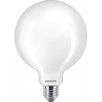Philips Filament lampadina opaca 100W G120 E27, 10.5 W, 100 W, E27, 1521 lm, 15000 h, bianco caldo