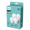 Philips lampada LED E27 confezione da 4, 10 W (equivalente a 75 W), 2700 K