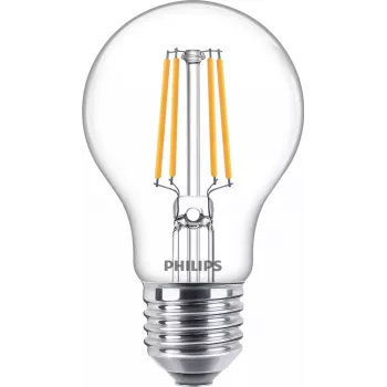 Philips Filament Bulb Clear 40W A60 E27 x3, 4,3 W, 40 W, E27, 470 lm, 15000 h, bianco caldo