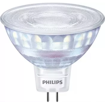Lampadina spot Philips MR16 GU5.3 7W (equivalente 50W), 621 lm, 2200K bianco caldo, angolo di emissione 36°, CRI 80, 15000 h