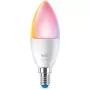 Lampada intelligente WiZ Candle 40 W C37 E14 Wi-Fi bianco classe di efficienza energetica F