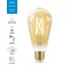 Lampadina smart WiZ Filament Bulb ambra 6.7W ST64 E27 Wi-Fi oro