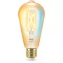 Lampadina smart WiZ Filament Bulb ambra 6.7W ST64 E27 Wi-Fi oro