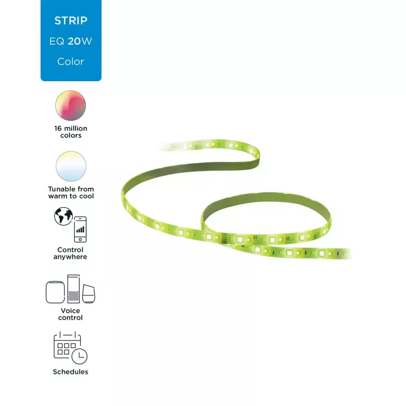 Striscia luminosa intelligente WiZ 929002524801 Wi‑Fi/Bluetooth 20 W bianco