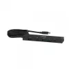 Hub USB-C a HDMI CLUB3D 7-1 — con cavo, Gigabit Ethernet, nero, 136×34×94,5 mm