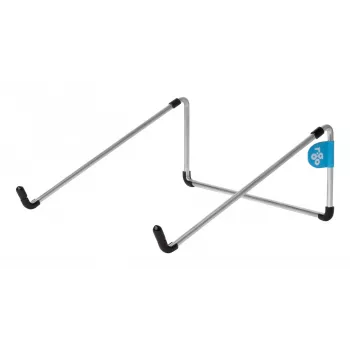 R-Go Tools R-Go Steel Basic supporto per laptop, argento, argento, acciaio, 25,4 cm (10 pollici), 55,9 cm (22 pollici), 5 kg, 0 - 110 mm