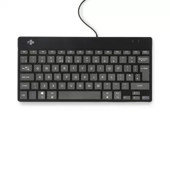 Tastiera ergonomica R-Go Tools R-Go Compact Break, tastiera compatta con software per pause, QWERTY (UK), con filo, nero