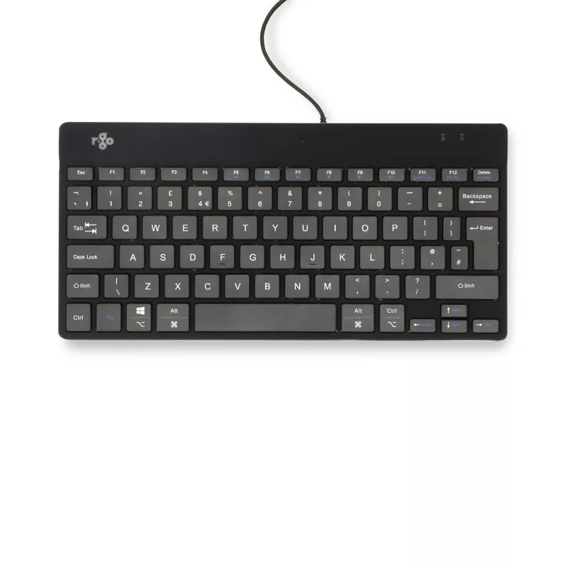 Tastiera ergonomica R-Go Tools R-Go Compact Break, tastiera compatta con software per pause, QWERTY (UK), con filo, nero
