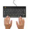 Tastiera ergonomica R-Go Tools R-Go Compact Break, tastiera compatta con software per pause, QWERTY (UK), con filo, nero