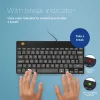 Tastiera ergonomica R-Go Tools R-Go Compact Break, tastiera compatta con software per pause, QWERTY (UK), con filo, nero