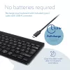 Tastiera ergonomica R-Go Tools R-Go Compact Break, tastiera compatta con software per pause, AZERTY (FR), Bluetooth, nero