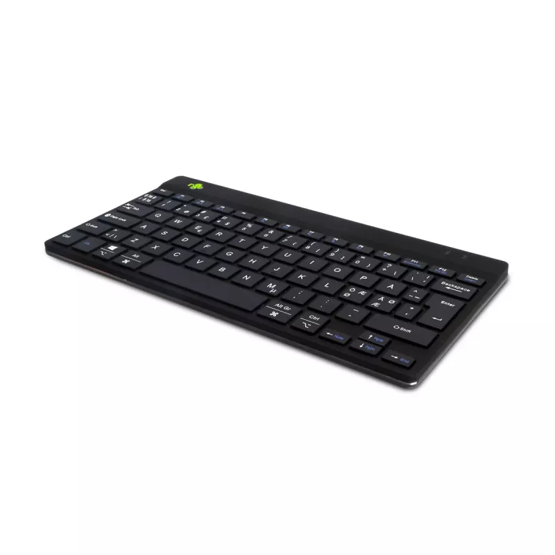 Tastiera ergonomica R-Go Tools R-Go Compact Break, tastiera compatta con software Break, QWERTY (NORDIC), Bluetooth, nero