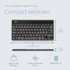 Tastiera ergonomica R-Go Tools R-Go Compact Break, tastiera compatta con software Break, QWERTY (NORDIC), Bluetooth, nero