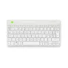 Tastiera ergonomica R-Go Tools R-Go Compact Break, tastiera compatta con software per pause, QWERTY (NORDIC), Bluetooth, bianco