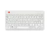 Tastiera ergonomica R-Go Tools R-Go Compact Break, tastiera compatta con software per pause, QWERTY (NORDIC), Bluetooth, bianco