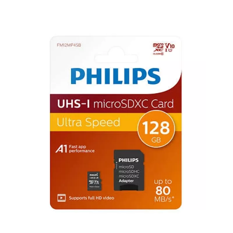 Philips FM12MP45B/00 scheda di memoria 128 GB MicroSDXC UHS-I Class 10