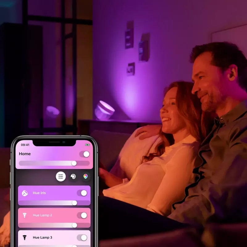 Lampada da tavolo smart Philips Hue White and Colour Ambience Iris
