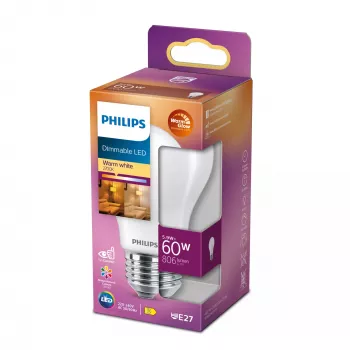 Lampadina LED Philips Warm Glow E27 806 lm dimmerabile CRI 90