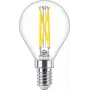 Philips Filament Candle Clear 25W P45 E14, 2,5 W, 25 W, E14, 340 lm, 15000 h, Warm Glow