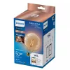 Lampada intelligente Philips Filament Globe amber 7W G125 E27 LED