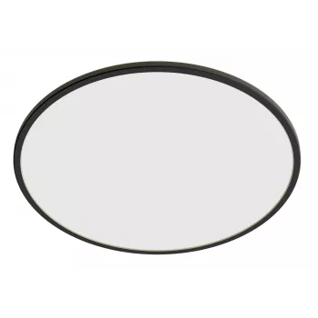 Plafoniera Philips Superslim 15W LED, 4000K, IP54, 250×250 mm, nero/bianco