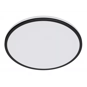 Plafoniera Philips Functional Ozziet 18 W LED, rotonda, nero, lampadine integrate fisse, 220–240 V