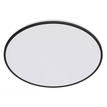 Plafoniera Philips Ozziet 36 W LED, rotonda 500×55 mm, nero, modulo LED non sostituibile