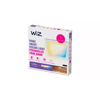 Plafoniera smart Signify WiZ Panel Ceiling 12 W quadrata, 12 W, Wi‑Fi, 300×300×42 mm, bianco