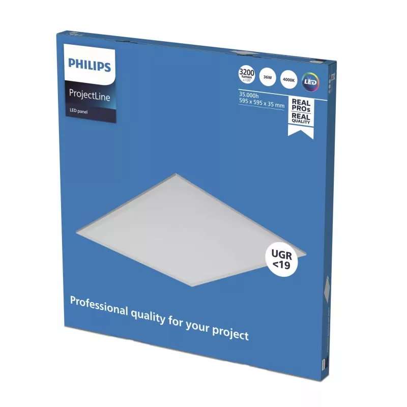 Pannello LED Philips OC Panel 6060 4000K bianco IP20 — plafoniera da incasso 60x60 cm