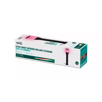 Estensione lampada da palo intelligente Signify WiZ – lampada LED da base/palo, 12 V, 108,5 × 108,5 × 518 mm, nero