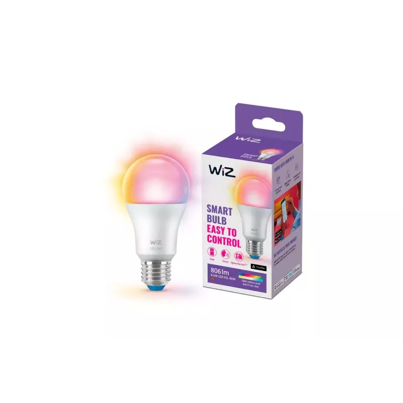 Lampada intelligente WiZ Bulb 8,8 W E27 bianco classe energetica F