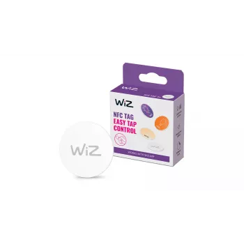 WiZ NFC Tag 4 pezzi, wireless, NFC, bianco, IP20, plastica, non richiesto