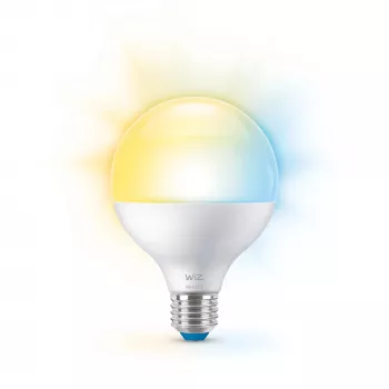 WiZ Globe 75W G95 E27, lampadina smart, Wi-Fi/Bluetooth, bianco, Wi-Fi 4 (802.11n), 802.11b, 802.11g, LED, E27