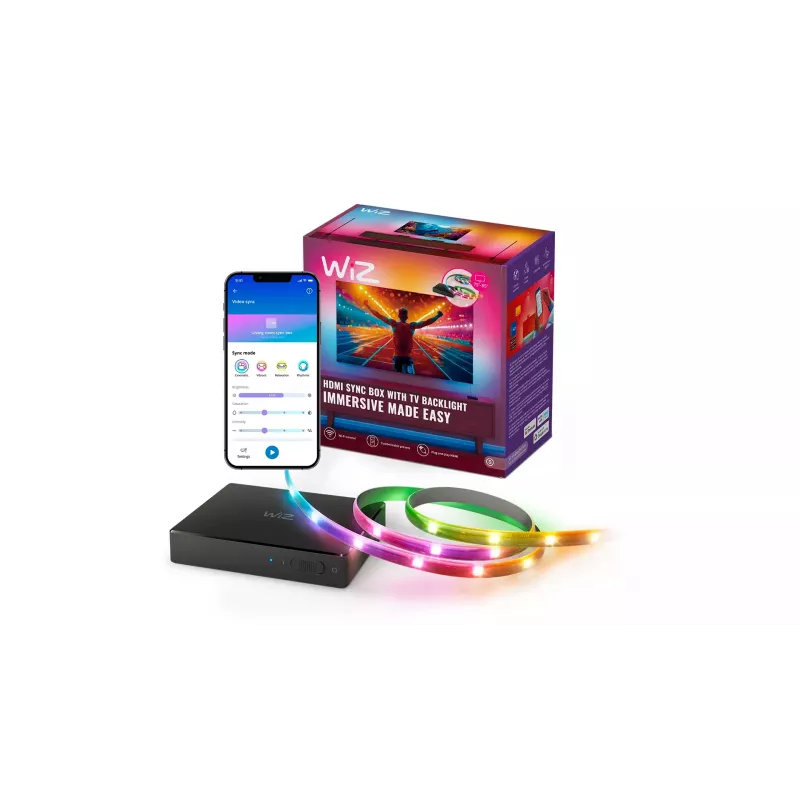 WiZ HDMI Sync Box starter kit per TV da 75-85 pollici