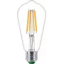 Philips Filament lampadina trasparente 60 W ST64 E27, 4 W, 60 W, E27, 840 lm, 50000 h, bianco caldo