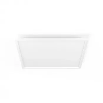 Philips Aurelle pannello quadrato, plafoniera smart, Bluetooth/Zigbee, bianco, LED, alluminio, variabile