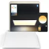 Philips Aurelle pannello quadrato, plafoniera smart, Bluetooth/Zigbee, bianco, LED, alluminio, variabile