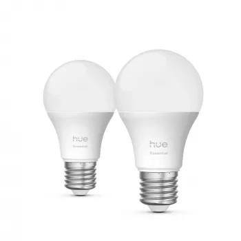 Philips Hue White and colour ambience Essential A60 – E27 lampadina smart – 806 lm – 8W – confezione da 2
