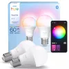 Philips Hue White and colour ambience Essential A60 – E27 lampadina smart – 806 lm – 8W – confezione da 2