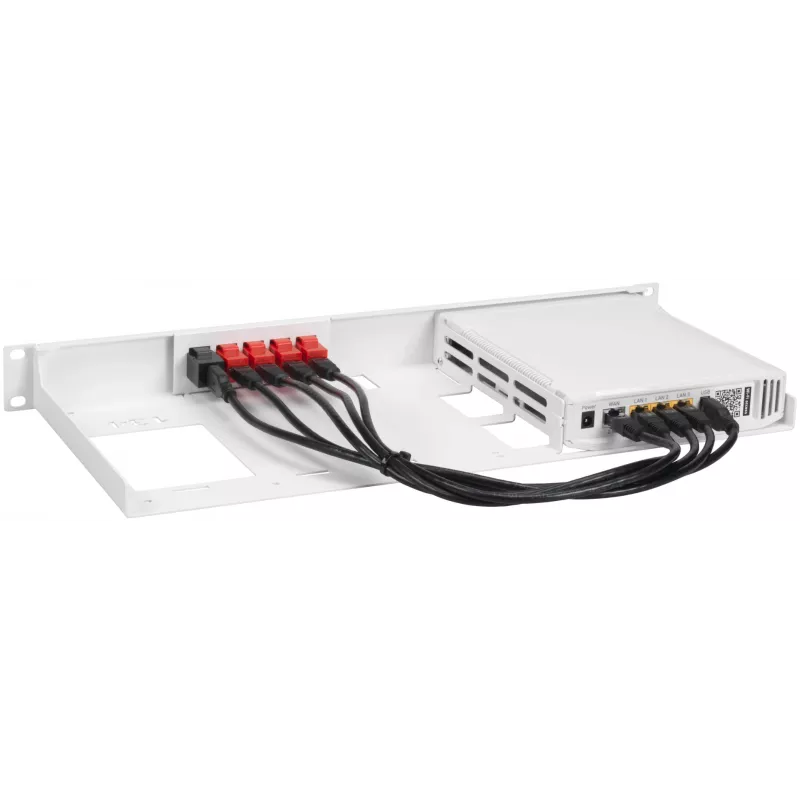 Kit di montaggio Rackmount.IT RM-FB-T4 1U bianco 48,3 cm