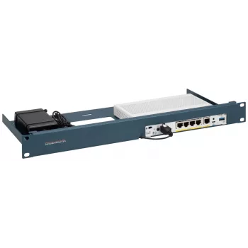 Staffa di montaggio Rackmount.IT RM-CI-T21 1U blu 483mm 216mm 44mm
