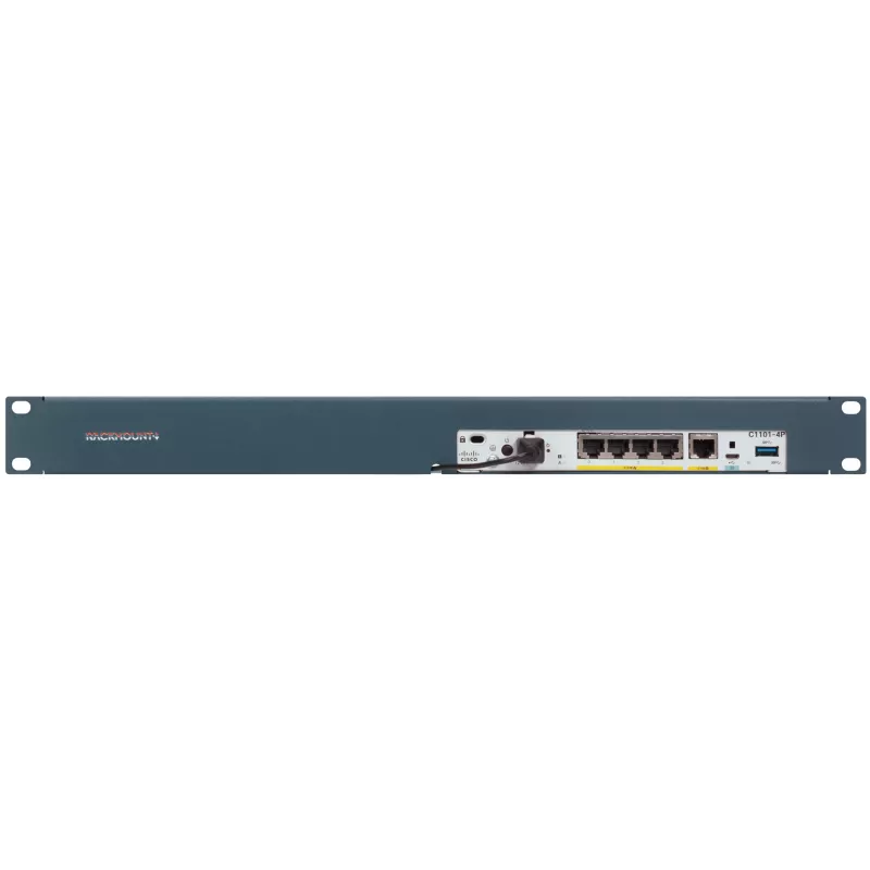 Staffa di montaggio Rackmount.IT RM-CI-T21 1U blu 483mm 216mm 44mm