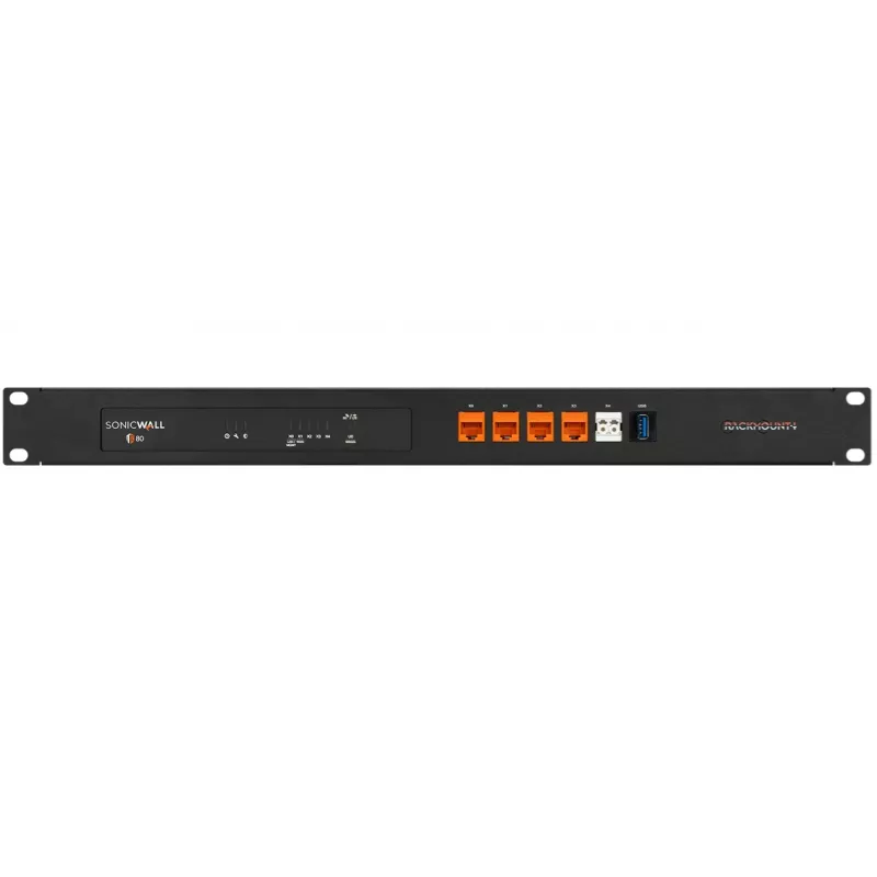 Kit per rack 1U per SonicWall TZ80 di rackmount it RM-SW-T14 — kit di montaggio 1U per apparato SonicWall TZ80