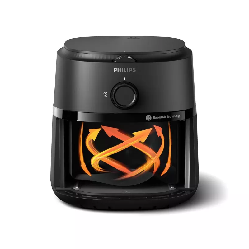 Friggitrice ad aria calda Philips 1000 Serie NA110/00 3,2 l 1300 W nera