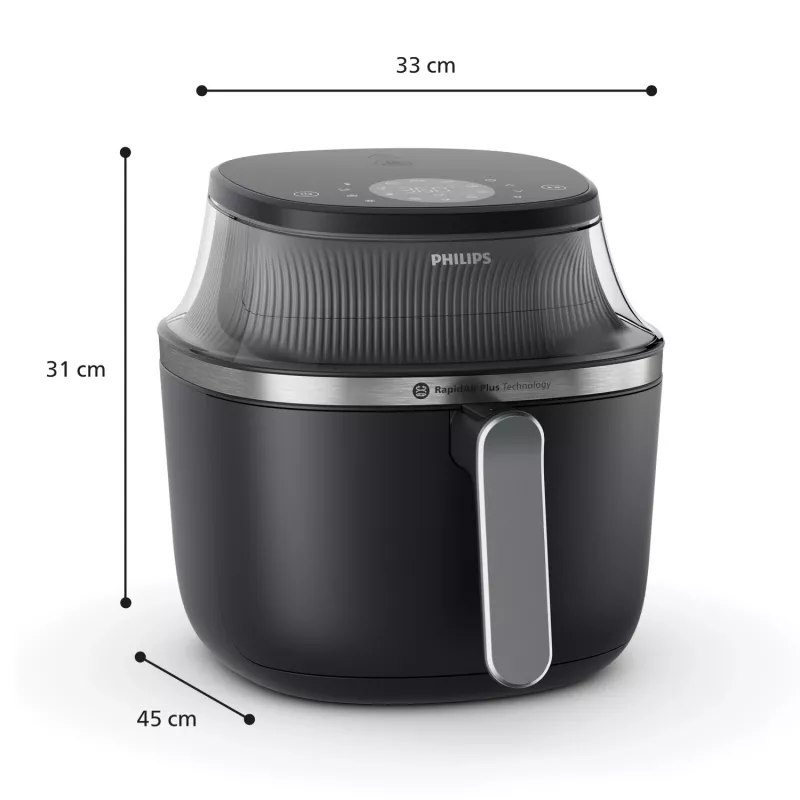 Friggitrice ad aria calda Philips 3000 Series Ovi XL NA341/00 – friggitrice ad aria calda da tavolo RapidAir Plus
