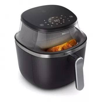 Philips 3000 series NA331/00 Friggitrice singola 6,2 L a colonna 1700 W friggitrice ad aria calda nera, argento