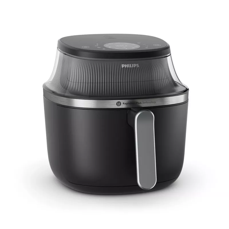 Philips 3000 series NA331/00 Friggitrice singola 6,2 L a colonna 1700 W friggitrice ad aria calda nera, argento