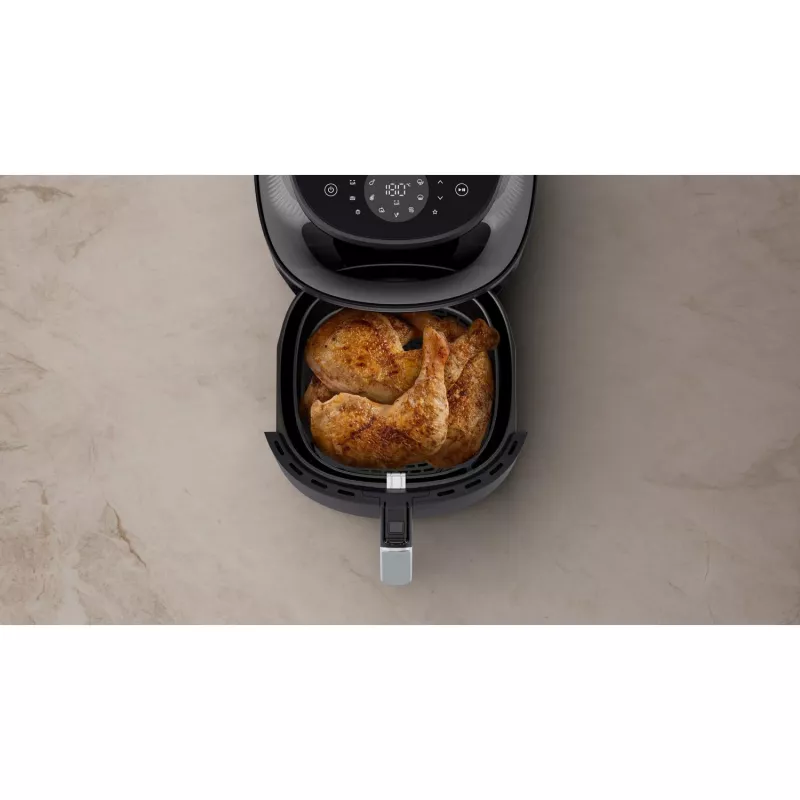 Philips 3000 series NA331/00 Friggitrice singola 6,2 L a colonna 1700 W friggitrice ad aria calda nera, argento